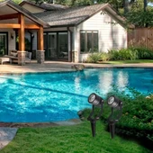 Alüminyum Gövde Gu10 Duy Kazıklı ve Duvar Konsollu Bahçe, Çiçek, Peyzaj, Ağaç Armatürü (Ampul Hariç) thumbnail 3