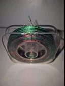 Eagenset Hazır Çapari Kombini Ultraviyole Uv Neon Koyu Yeşil - Kırmızı Makara thumbnail 12