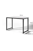 Narin Çalışma Masası,ofis Masası,bilgisayar Masası 120x60cm -beyaz thumbnail 4