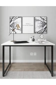 Narin Çalışma Masası,ofis Masası,bilgisayar Masası 120x60cm -beyaz thumbnail 2