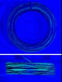 Eagenset Hazır Çapari Kombini Ultraviyole Uv Neon Koyu Yeşil - Kırmızı Makara thumbnail 2