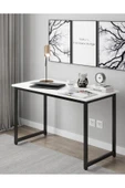 Narin Çalışma Masası,ofis Masası,bilgisayar Masası 120x60cm -beyaz thumbnail 3