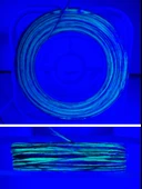 Eagenset Hazır Çapari Kombini Ultraviyole Uv Neon Koyu Yeşil - Kırmızı Makara thumbnail 4