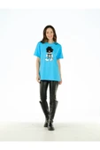 Mavi Baskılı T Shirt - 1
