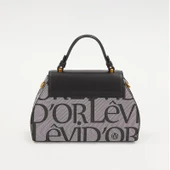 Levidor Siyah Baskılı Kadın Casual El Çantası thumbnail 2
