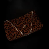 Jacquline Taba Phusis N Kadın Nubuk Leopar Çapraz Çanta thumbnail 3