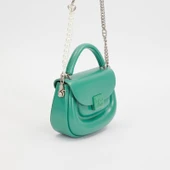 Levidor Yeşil Kalpli Taş Askılı Kadın Klasik El Çantası thumbnail 1