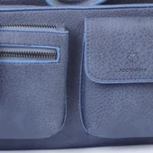Jacquline Mavi Uokrea Deri Kadın Çapraz Çanta thumbnail 2