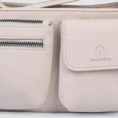 Jacquline Krem Uokrea Deri Kadın Çapraz Çanta thumbnail 2