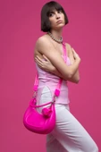 Benetton Fuşya Melissa Kadın Kol Çantası BNT 1451 - 2
