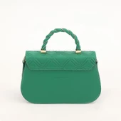 Levidor Yeşil Kabartma Desenli Kadın El Çantası thumbnail 2