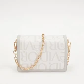 Levidor Beyaz Çift Askılı Kadın Premium Çapraz Çanta thumbnail 2