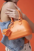 Benetton Turuncu Mini Boy Melissa Kadın El Çantası BNT 1449 thumbnail 3