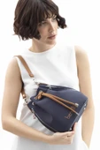 Benetton Lacivert Nano Kadın Kol Çantası BNT 1595 - 3