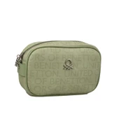 Benetton Haki Kadın Monogram Eskitme Mini Çapraz Çanta BNT 1537 thumbnail 1