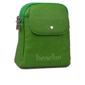 Benetton Yeşil Soft Line Deri Kadın Kol Çantası BNT 1479 thumbnail 1
