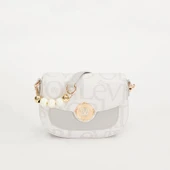 Levidor Beyaz Lisans Baskılı Çift Askılı Kadın Casual Çanta thumbnail 1