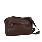 Jacquline Kahverengi Bendis Deri Kadın Çapraz Çanta thumbnail 2