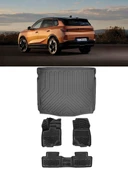 Rizline Opel Grandland Mhev 2024 ve Sonrası 3D Havuzlu Papsas ve  Üst Bagaj Havuzu Set thumbnail 1