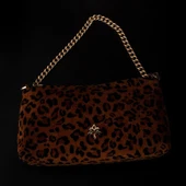 Jacquline Taba Phusis N Kadın Nubuk Leopar Çapraz Çanta thumbnail 4