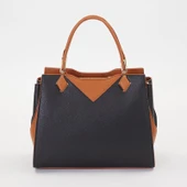 Levidor Siyah Kahve Kadın Klasik Casual El Çantası thumbnail 3