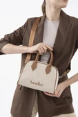 Benetton Kahverengi Kadın Cotton Kol Çantası BNT 1538 thumbnail 3
