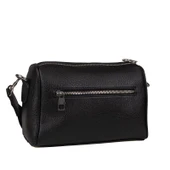 Jacquline Siyah Mat Bendis Deri Kadın Çapraz Çanta thumbnail 2