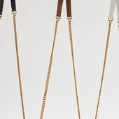 Levidor Krem Zincir Askılı Premium Kadın Çapraz Çanta thumbnail 6