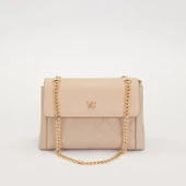 Levidor Vizon Zincir Askılı Kadın Baklava Desenli Çapraz Çanta thumbnail 1