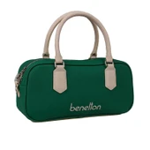 Benetton Yeşil Geniş Kadın Çapraz Nano Çanta BNT 1621 thumbnail 1