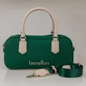 Benetton Yeşil Geniş Kadın Çapraz Nano Çanta BNT 1621 thumbnail 2