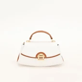 Levidor Beyaz Camel Oval Kadın El Çantası thumbnail 1