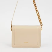 Levidor Krem Klasik Çapraz Askı Kadın Küçük Boy Çanta thumbnail 2