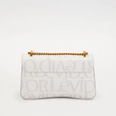 Levidor Beyaz Zincir Askılı Premium Kadın Çapraz Çanta thumbnail 2