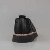 Trend Adımlar Siyah Hasır Burunlu Kadın Delikli Yazlık Babet thumbnail 4