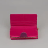 Levidor Fuşya Kapaklı Kadın Monogram Cüzdan - 3