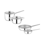 Schafer Steel Storm Çelik Sahan Seti 6 Parça-Inox - 1