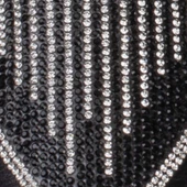 Trend Adımlar Siyah Taş İşlemeli Kadın Babet thumbnail 4