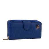 Levidor Saks Mavi Kapaklı Kadın Monogram Cüzdan thumbnail 1