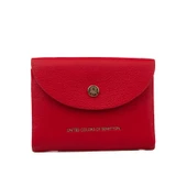 Benetton Kırmızı Softline Kadın Kare Yumuşak Deri Cüzdan  BNT 1445 thumbnail 1