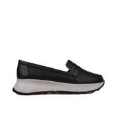 Trend Adımlar Siyah Kadın Ortopedik Hakiki Deri Comfort Babet - 2