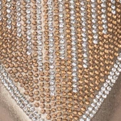 Trend Adımlar Gold Taş İşlemeli Kadın Babet thumbnail 4