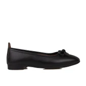 Trend Adımlar Siyah Mat Fiyonk Bağlama Düz Babet thumbnail 2