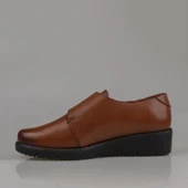 M2S Taba Ultra Hafif Hakiki Deri Kadın Comfort Ayakkabı - 3