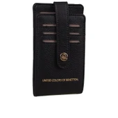 Benetton Siyah Kadın Sofline Deri Kartlık BNT 1249 thumbnail 1