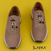 Slayka Bej AeroFlex Hakiki Deri Erkek Casual Ayakkabı thumbnail 5