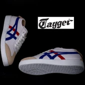 Tayger Saks Mavi Hakiki Deri Unisex Sneaker thumbnail 6