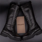 Pierre Cardin Siyah Bağcıklı Kadın Postal Çizme PC-52444 thumbnail 6