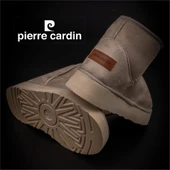 Pierre Cardin Bej Orta Boy Kadın Süet Bot PC-52710 thumbnail 8