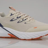 M2S Bej Esnek Taban Erkek Kaymaz Spor Ayakkabı thumbnail 4